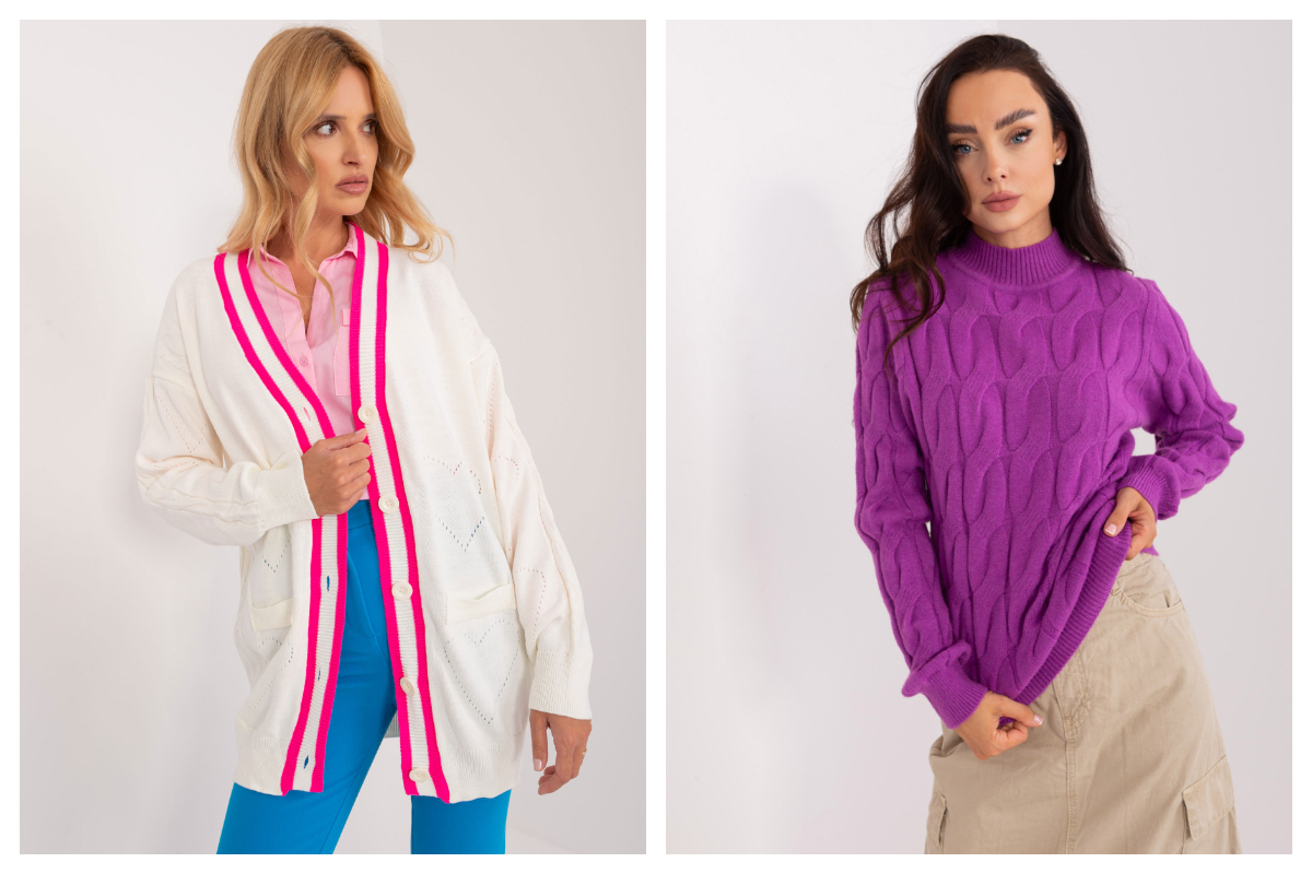 swetry damskie w wiosennych kolorach w sklepie online